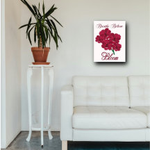 Vintage Burgundy Anemone Blommigts - Breathe, tro
