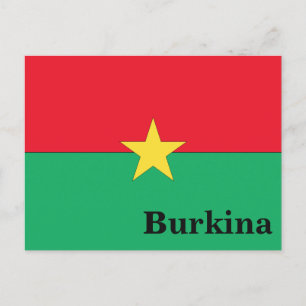 Vintage Burkina Travel Turism Vykort