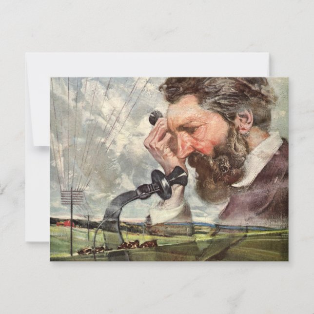 Vintage Business, Alexander Graham Bell Telefon (Framsida)