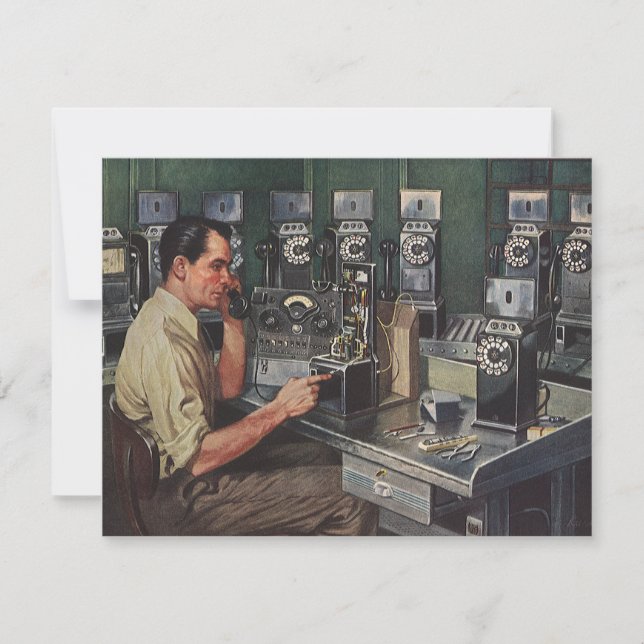 Vintage Business, Betala Mobil telefonreparatör (Framsida)