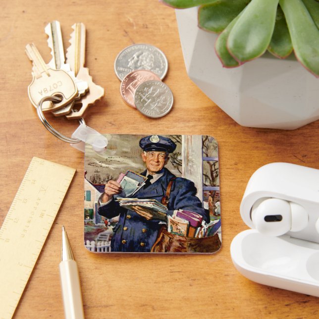 Vintage Business, e-postleverantör Brev Nyckelring (Skrivbord)