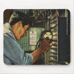 Vintage Business Electrician Circuit Breaker Panel Musmatta