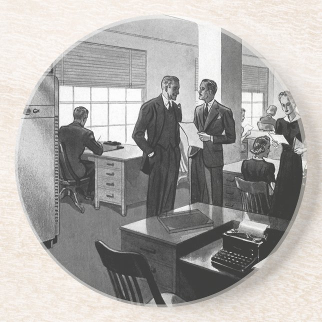 Vintage Business, Executive Business Office Underlägg Sandsten (Framsidan)