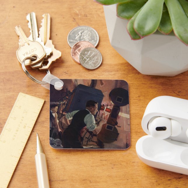 Vintage Business, filmteaterprojicerare Nyckelring (Skrivbord)