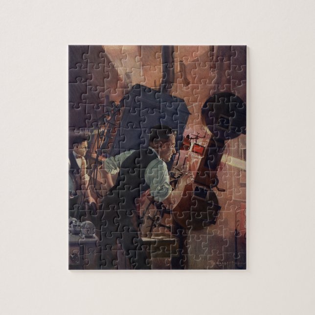 Vintage Business, filmteaterprojicerare Pussel (Vertikal)