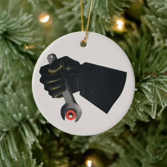 Vintage Business, Manufactory Machinist Julgransprydnad Keramik (Träd)