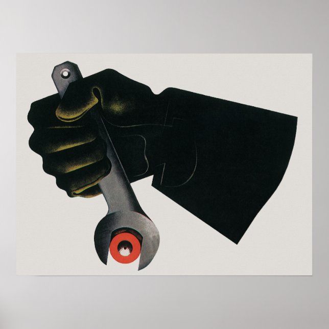 Vintage Business, Manufactory Machinist Poster (Framsidan)