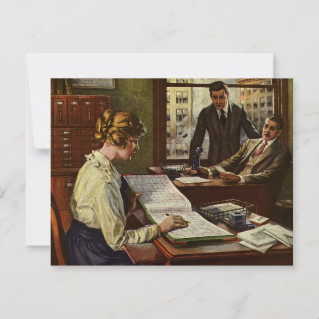 Vintage Business Meeting, Office med chefer (Framsida)