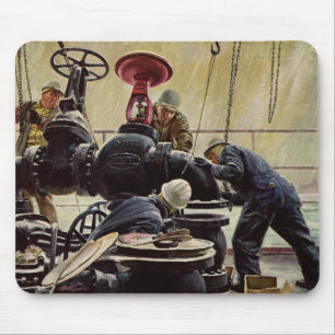 Vintage Business, Oil Platform on Ocean Musmatta