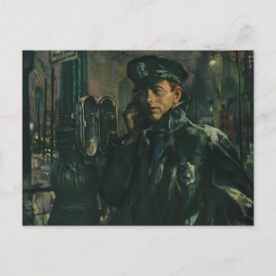 Vintage Business, polis på Akutets telefon Vykort