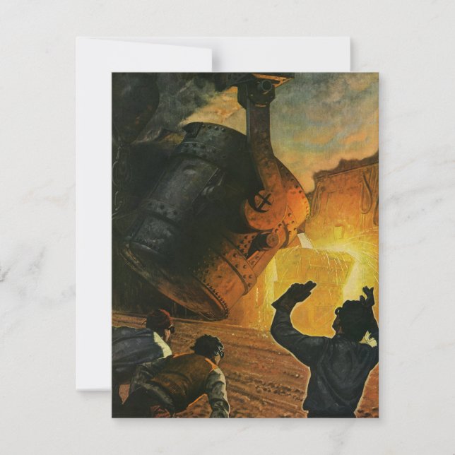 Vintage Business, ståltillverkningsindustri (Framsida)