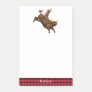 Vintage buskcowboy post-it block