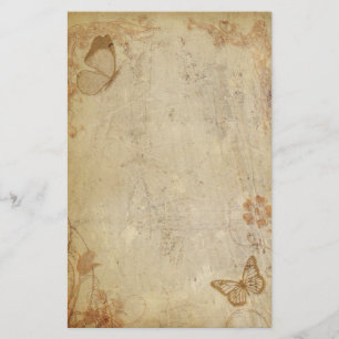 Vintage Butterflies Brevpapper