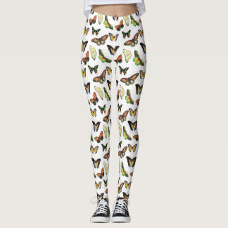 Vintage Butterflies Leggings