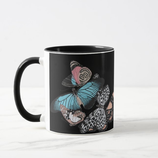 Vintage Butterflies Mugg (Vänster)