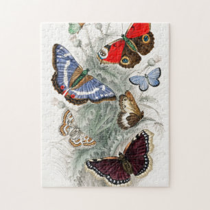 Vintage Butterflies Pussel