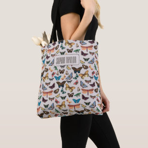 Vintage butterfly Aesthetic Tygkasse