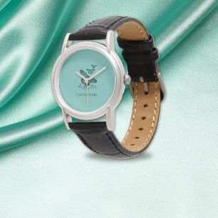 Vintage Butterfly Blue eWatch Watch Armbandsur