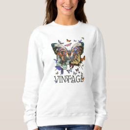 Vintage Butterfly Boho Sweatshirt T Shirt
