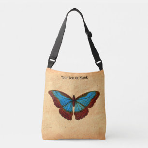 Vintage Butterfly Illustration Axelväska