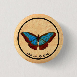 Vintage Butterfly Illustration Knapp