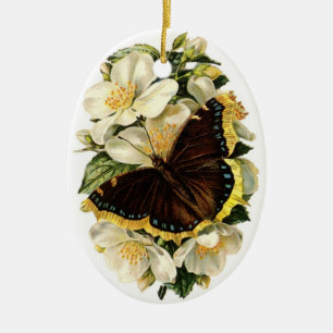 Vintage Butterfly Julgran Ornament
