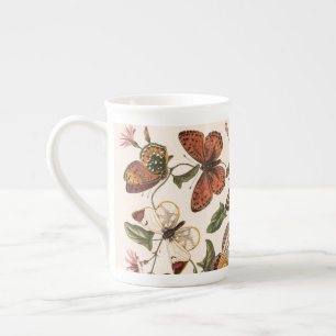 Vintage Butterfly & Moth Giant Coffee Mugg Benporslin Mugg