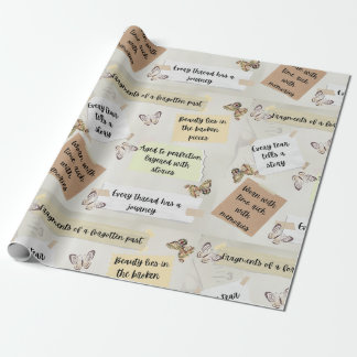 Vintage Butterfly & nostalgic-offerter Sentimental Presentpapper