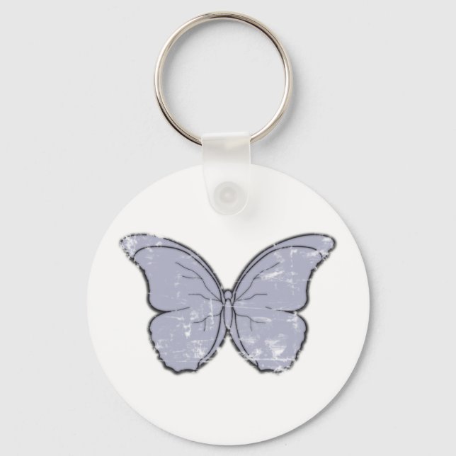 Vintage Butterfly Nyckelring (Framsida)