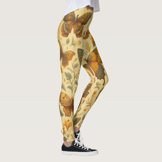 Vintage Butterfly Oasis Leggings (Höger)