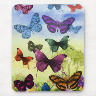 Vintage Butterfly Papillon Old Illustration Art Musmatta