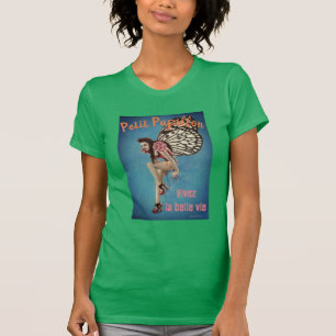 Vintage Butterfly Petit Papillon Dam T-shirt