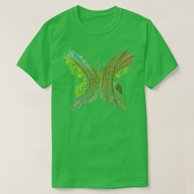 Vintage Butterfly T Shirt (Design framsida)