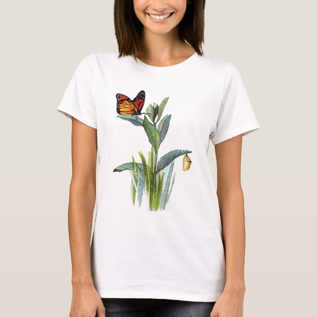 Vintage Butterfly Tee Shirt (Framsida)