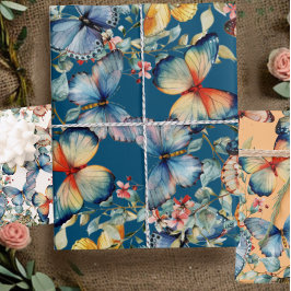 Vintage Butterfly vackra Decoupage