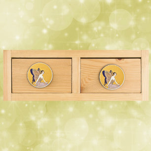 Vintage Butterfly Vingar Fairy Fae Blond Hair Knopp