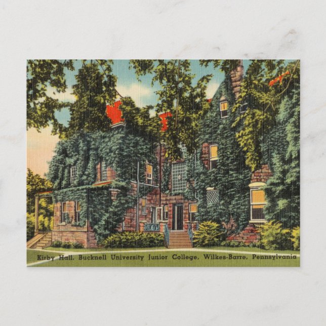 Vintage Byggnad, Wilkes-Barre, Pennsylvania Vykort (Framsida)
