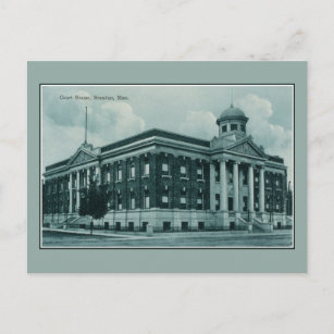 Vintage C 1910 Court House Brandon Manitoba Vykort