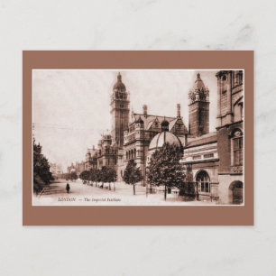 Vintage ca 1895 London Imperial Institute Vykort