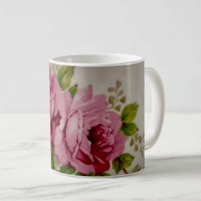 Vintage Cabbage Ro Elegance Kaffemugg (Skapare uppladdad)