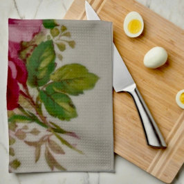 Vintage Cabbage Ro Elegance Kitchen Towels Kökshandduk