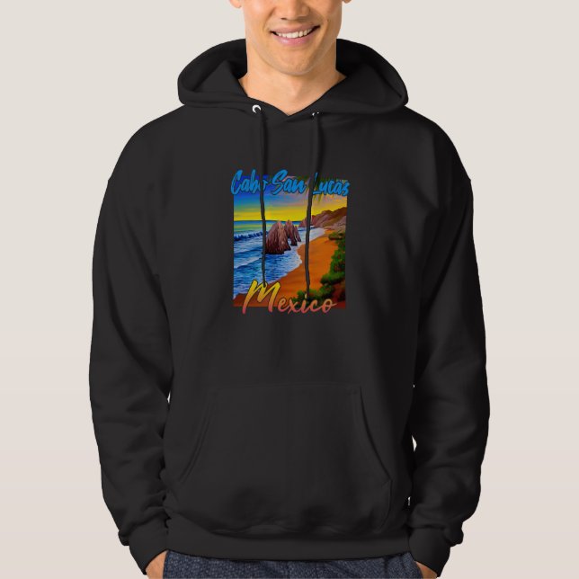 Vintage Cabo San Lucas Hoodie (Framsida)