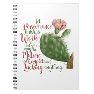 Vintage Cactus of J P Redouté illustrerad Anteckningsbok
