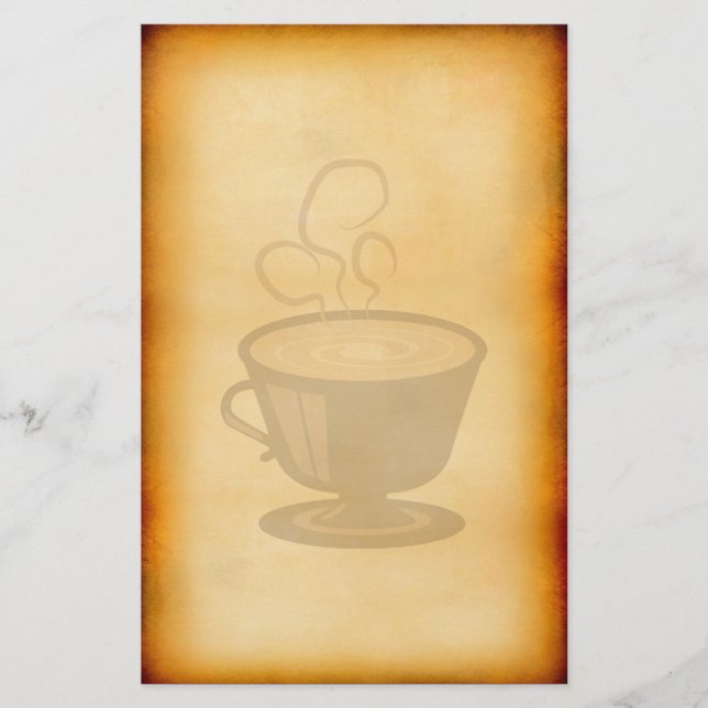 Vintage Cafe Brevpapper (Framsida)