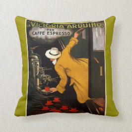 Vintage Caffe Espresso och Pillow Kudde