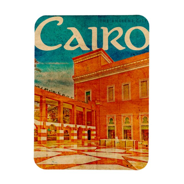 Vintage Cairo Flexible Magnet (Vertikal)