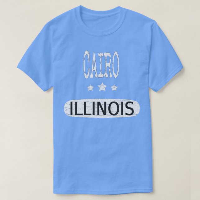Vintage Cairo Illinois T Shirt (Design framsida)