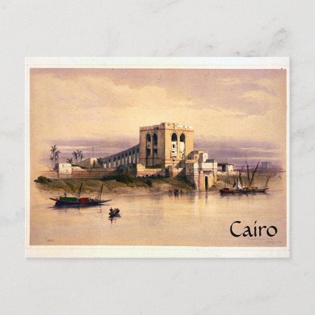 Vintage Cairo Vykort (Framsida)