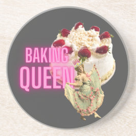 Vintage Cake Baking Queen Underlägg