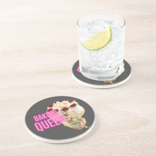 Vintage Cake Baking Queen Underlägg